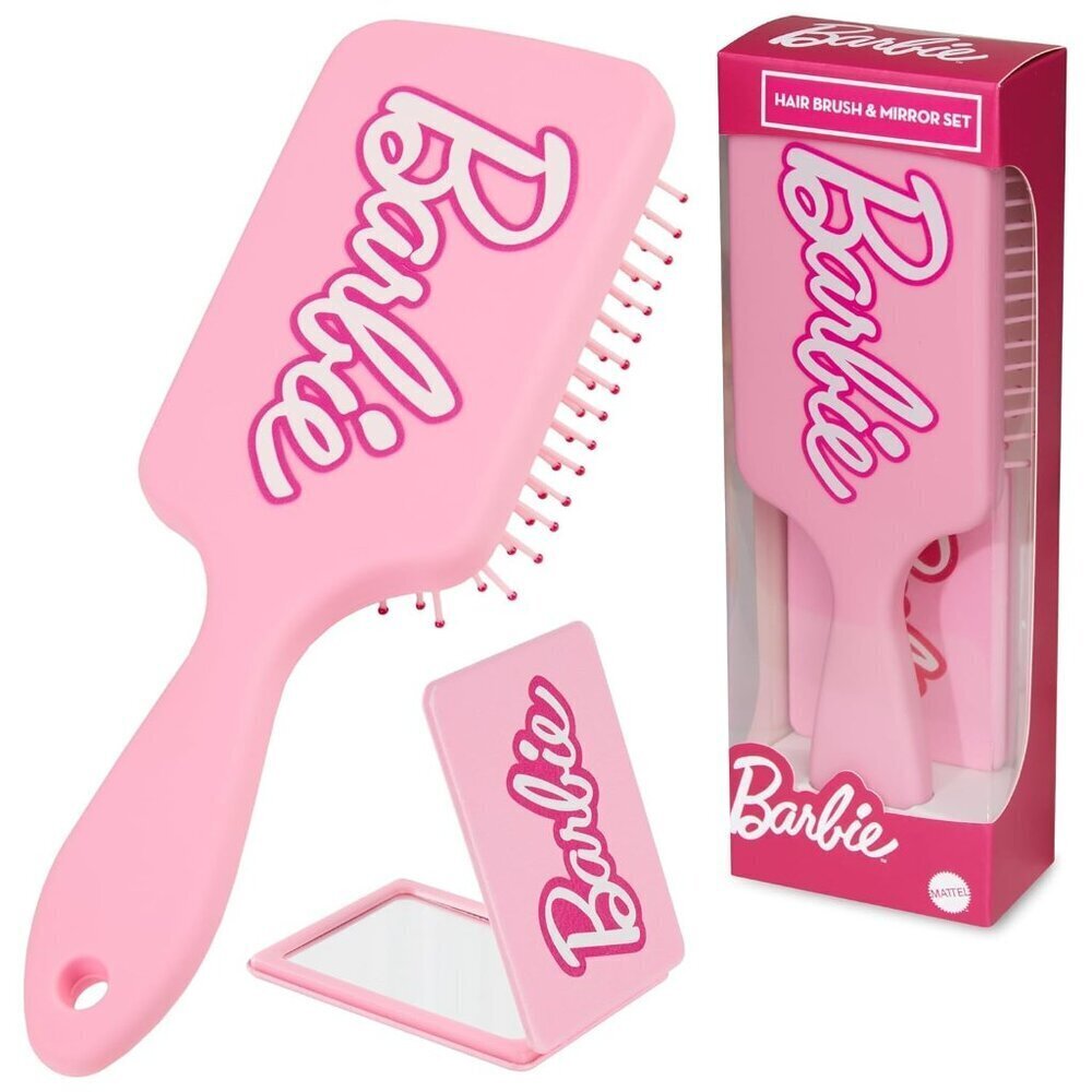 Hair Brush and Mirror Set Detangler Paddle Style Gifts for Women Girls